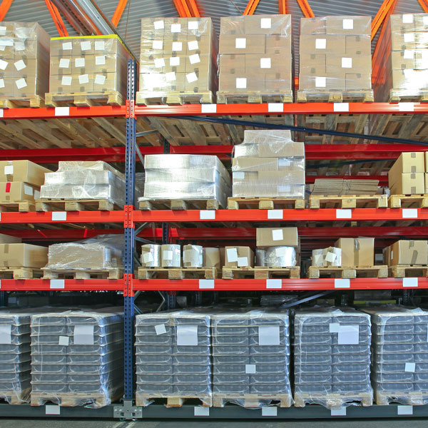 warehouse space organized
