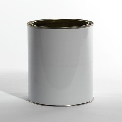 Picture of 1 Gallon White Paint Can, Double Gold Lined, No Ears, 610x711 (Bulk Pallet)