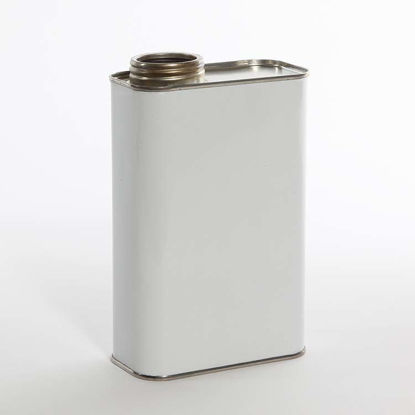 Picture of 1 Quart White F-Style Can, 1 3/4" Delta, Unlined, 409x614 (Bulk Pallet)