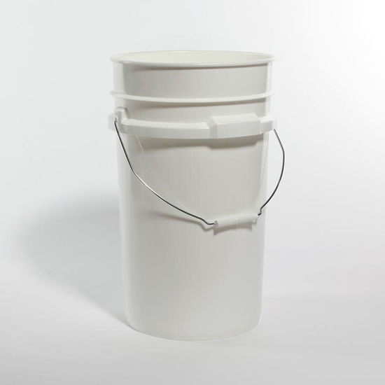 Picture of 7 Gallon White HDPE Open Head Pail