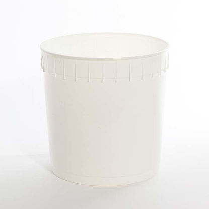 Picture of 2.5 Gallon White HDPE Open Head Pail