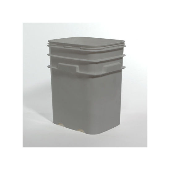 Picture of 5.3 Gallon Gray HDPE EZ Stor Pail