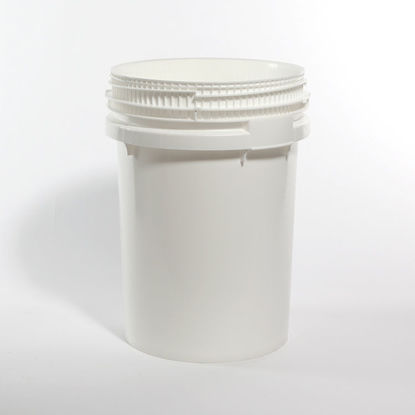 Picture of 12.2 gallon White HDPE Open Head Pail