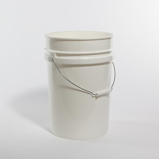 Picture of 6 Gallon White HDPE Open Head Pail