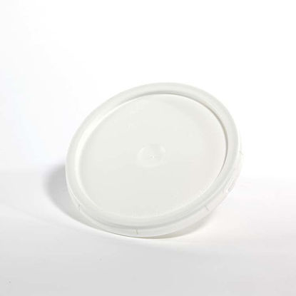 Picture of 2 Gallon White HDPE Tear Tab Cover