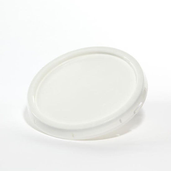 Picture of 3.5-6 Gallon White HDPE Tear Tab Cover