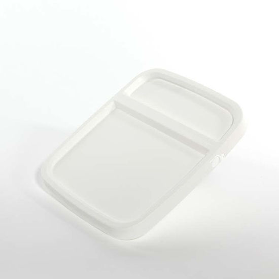 Picture of 5.3 Gallon White HDPE EZ Stor Hinged Cover
