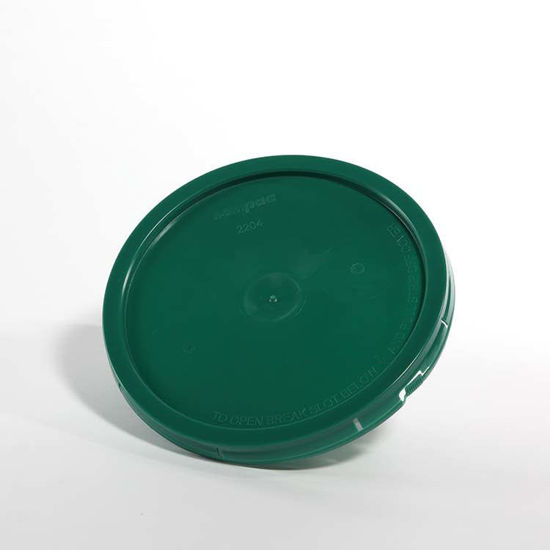 Picture of 2 Gallon Green HDPE Tear Tab Cover