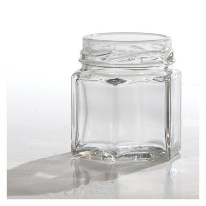 Picture of 1.5 oz Flint Hex Jar, 43-2010 Twist