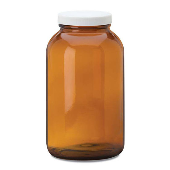 Picture of 1250 cc Amber Wide Mouth Jar, 70-400