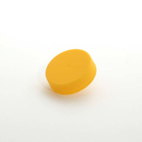 Picture of 38-400 Yellow PP Matte Top, Ribbed Sides Cap w/ F217 Liner