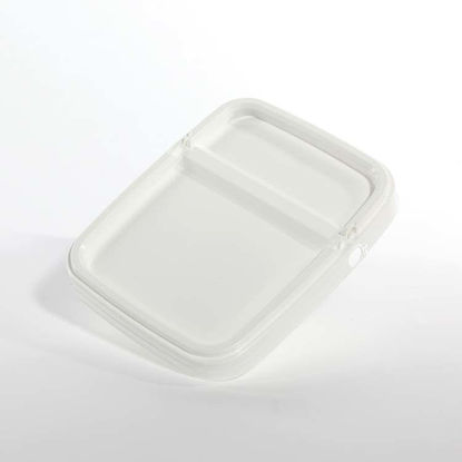 Picture of 2 Gallon White HDPE EZ Stor Cover (No Gasket)