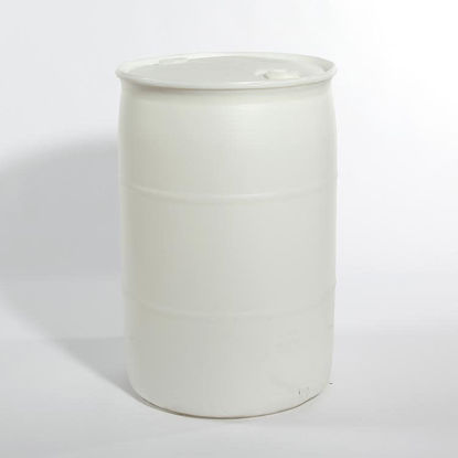 Picture of 55 Gallon Natural Plastic Tight Head Drum w/ 2" and 2" Fittings, UN Rated