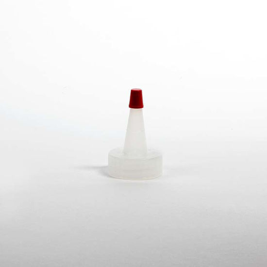 Picture of 28-400 Natural LDPE Spout Cap with Regular Red Tip