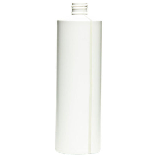 Picture of 16 oz White HDPE Cylinder, 24-410, 27 Gram