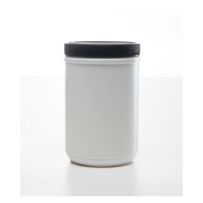 Picture of 25 oz White HDPE Single Thread Canister, 89 mm, 38 Gram