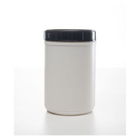 Picture of 76 oz White HDPE Triple Thread Canister, 120 mm, 75 Gram