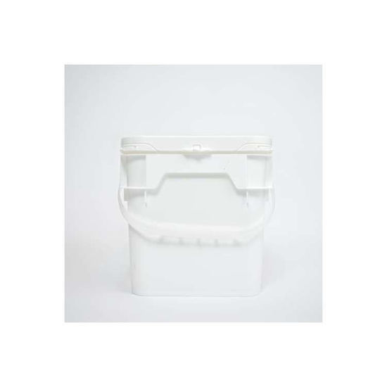 Picture of 4 Gallon White HDPE Super Kube 1 Pail