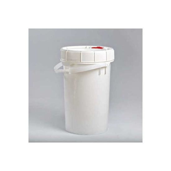 Picture of 6.5 Gallon White HDPE Life Latch New Generation Pail