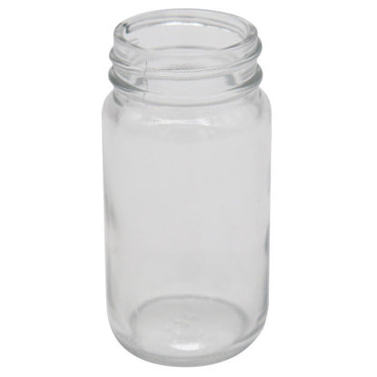 Picture of 2 oz Flint Paragon Jar, 38-400 with Black Cap Attached