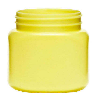 Picture of 8 oz Yellow PS Oval Jar, 70-400