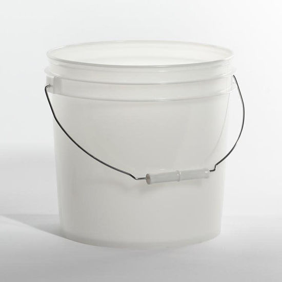 Picture of 2 Gallon Natural HDPE Open Head Pail, UN Rated