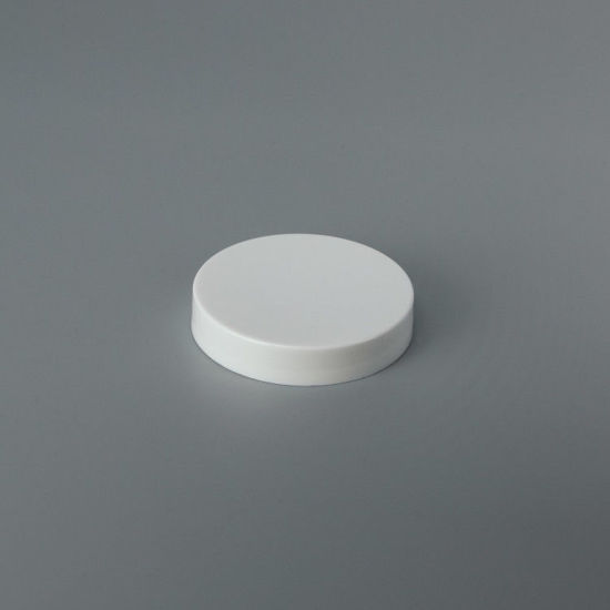 Picture of 58-400 White PP Smooth Top, Smooth Sides Cap