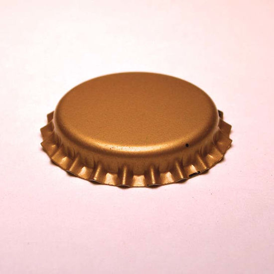 Picture of 26 mm Gold Metal Bottle Cap
