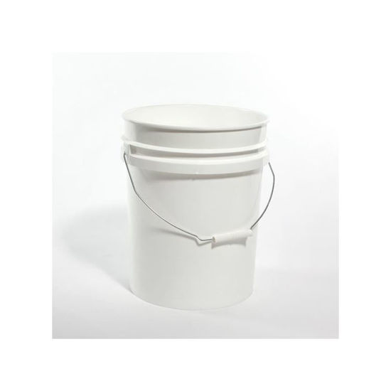 Picture of 5 Gallon White HDPE Open Head Pail, UN Rated