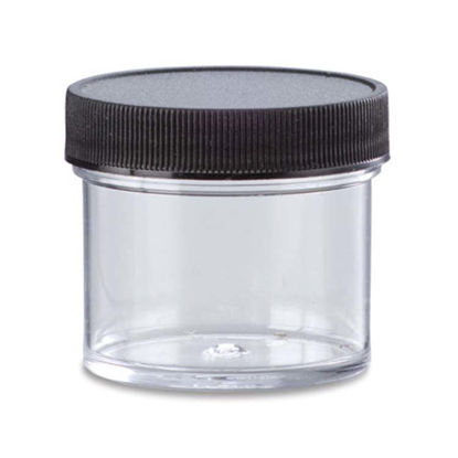 Picture of 2 oz Clear PS Straight Side Jar, 53-400
