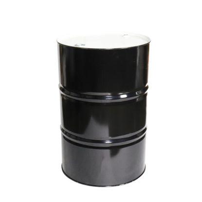 Picture of 55 Gallon Black Steel Tight Head Drum, Unlined with 2" & 3/4" Fittings, UN Rated