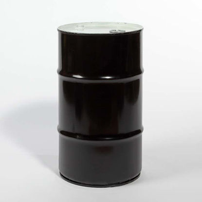 Picture of 15 Gallon Black Steel Tight Head Drum, Olive Drab Lined with 2" and 3/4" Fittings, UN Rated
