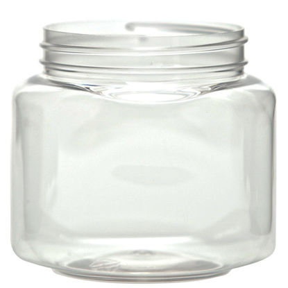 Picture of 18 oz Clear PET Geneva Jar, 83-400, 44.8 Gram