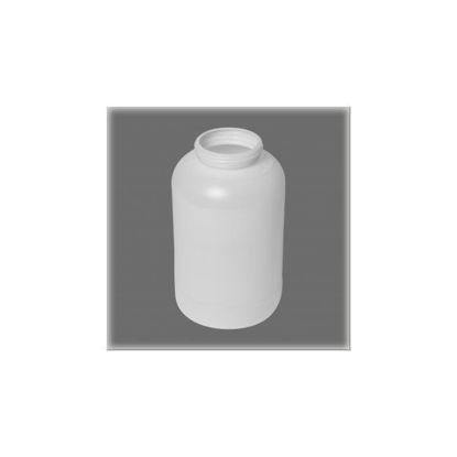 Picture of 128 oz Natural HDPE Wide Mouth Jar, 89-400, 4x1, 120 Gram
