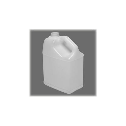 Picture of 128 oz White HDPE Slant Handle F-Style, 38-400, 140 Gram (Bulk Pallet)