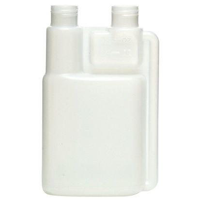 Picture of 4 oz Natural HDPE Twin Neck Bettix, 20-400, 12.5 ml Chamber, 21.5 Gram