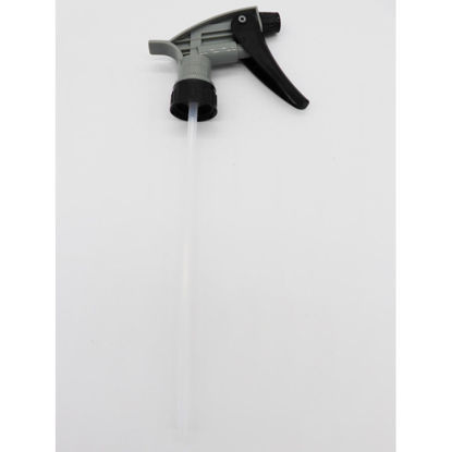 Picture of 28-400 Black/Gray PP Chemical Resistant Trigger Sprayer, 240mm Dip Tube