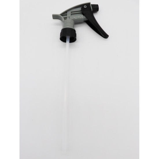 Picture of 28-400 Black/Gray PP Chemical Resistant Trigger Sprayer, 240mm Dip Tube