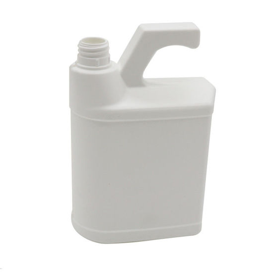 Picture of 32 oz White HDPE Hose End Bottle, 28mm with View Stripe