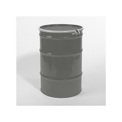 Picture of 55 Gallon Gray Steel Open Head Drum, Unlined, UN Rated
