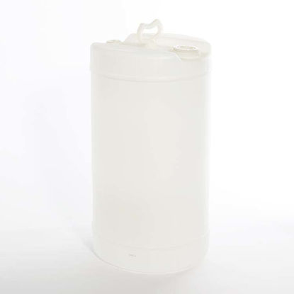 Picture of 15 Gallon Natural Plastic Tight Head Drum with 2" and 3/4" Fittings, UN Rated
