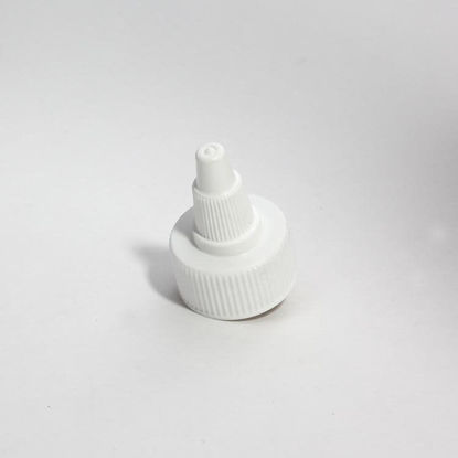 Picture of 24-400 White PE Twist Open/Close Spout Cap