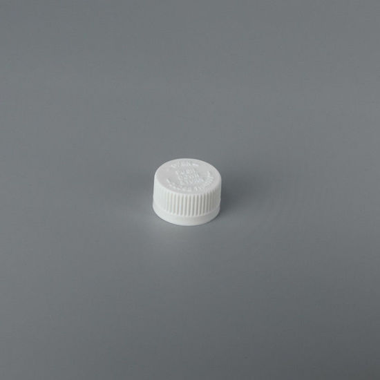 Picture of 24-400 White PP Child Resistant Cap with SG75 Plain Liner (Heat Seal For PE)