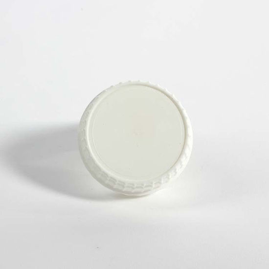 Picture of 63 mm White PP Tamper Evident Cap w/ F217 Liner