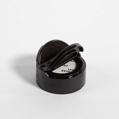 Picture of 43-485 Black PP Spice Cap w/ Heat Seal Liner