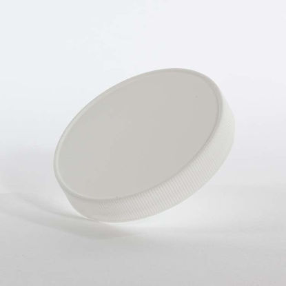 Picture of 89-400 White PP Matte Top, Ribbed Sides Cap, Unlined
