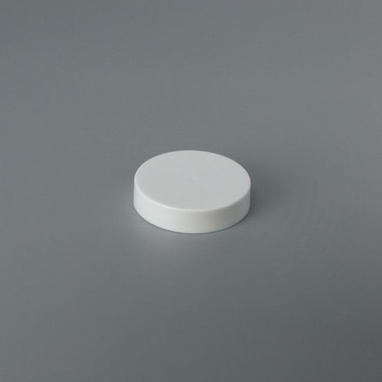 Picture of 48-400 White PP Smooth Top, Smooth Sides Cap with F217 Liner