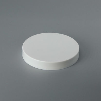 Picture of 89-400 White PP Smooth Top, Smooth Sides Cap with PS22 Plain Liner
