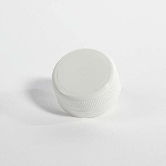 Picture of 38 mm White PP Ribbed Sides, Drop-Lok Cap w/ PS22 Foam Liner