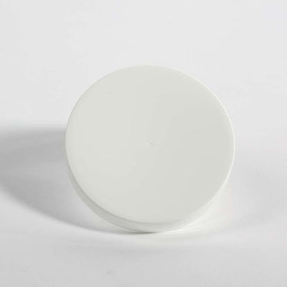Picture of 89-400 White PP Smooth Top, Smooth Sides Cap (Unlined)